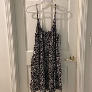 Old Navy Flowy Dress with Braided Neck